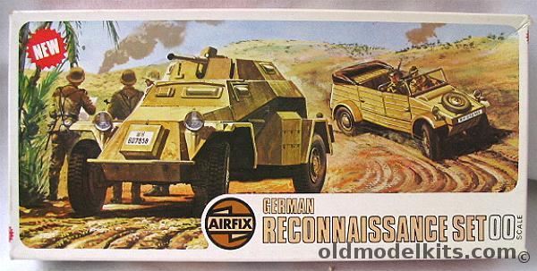 Airfix 1/76 Sd.Kfz. 222 and Kubelwagen German Reconnaissance Set with Crew, 02312-6 plastic model kit